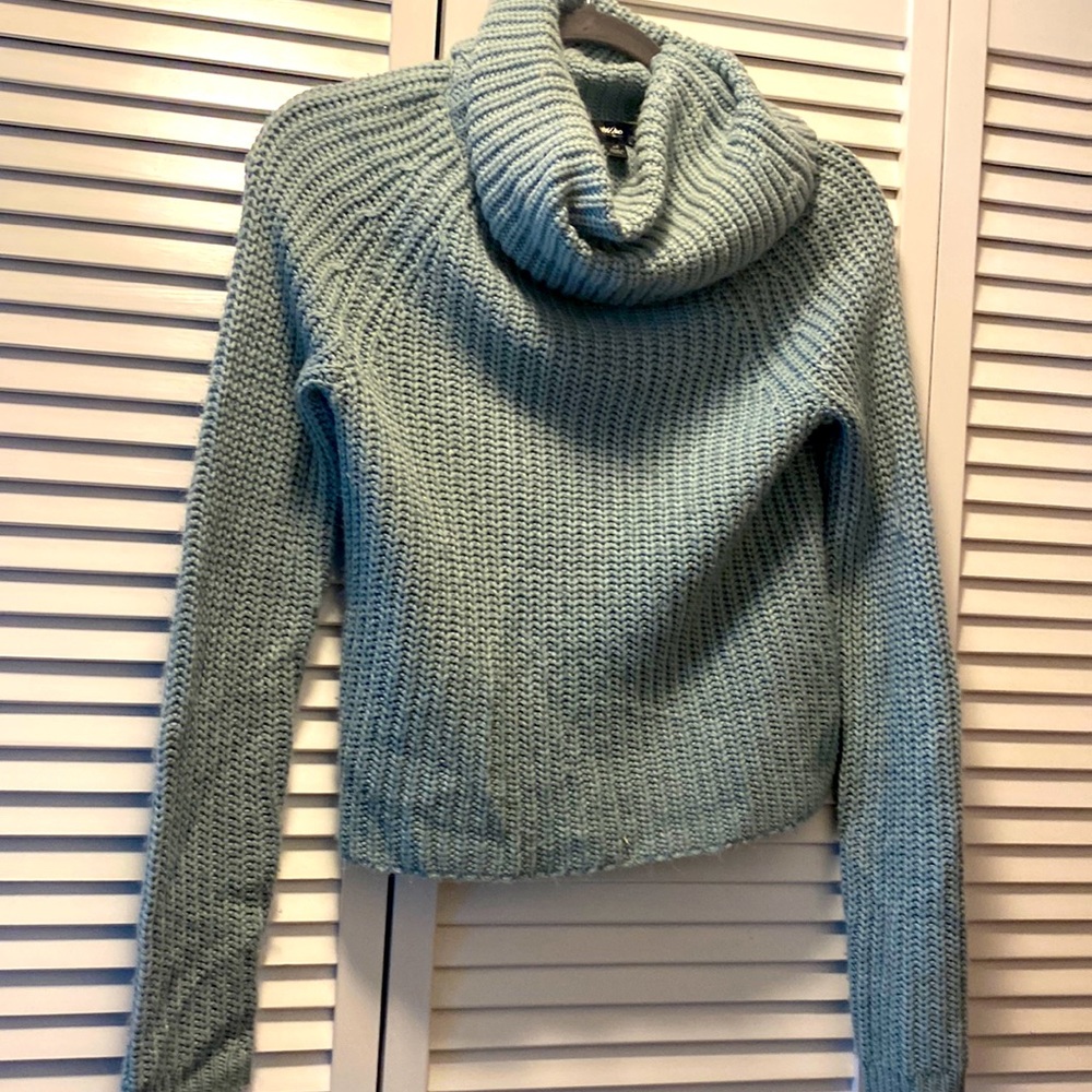 Loose turtleneck sweater